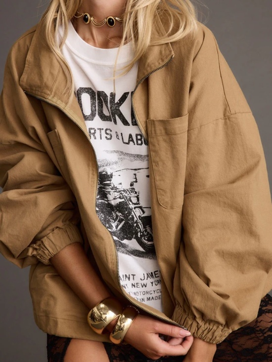 12th Tribe Jackets & Blazers - 12th Tribe Fairfax Canvas Relaxed Fit Utility Jacket - small